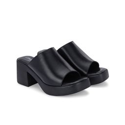 Delize Striped Leather Wedge Sandals-57