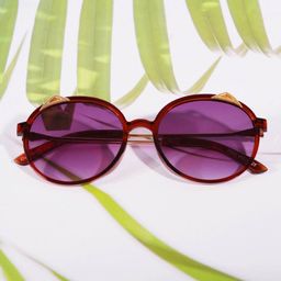 DukieKooky Unisex Kids Round Sunglasses with UV Protected Lens-image-12