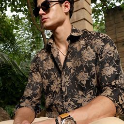 Campus Sutra Men Floral Printed Casual Shirt-image-97