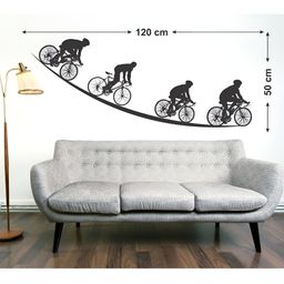 LANSTICK Riders With Cycles Wall Sticker-image-37