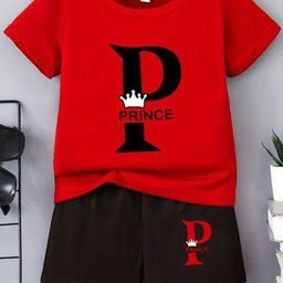 MRS NATURAL Kids Typography Printed Pure Cotton T-shirt with Shorts-55