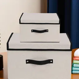 Kuber Industries Beige & Black 2 Pieces Drawer Organisers-21