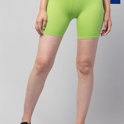 CKARFE Women Pack Of 2 Skinny Fit Cycling Sports Shorts-image-80