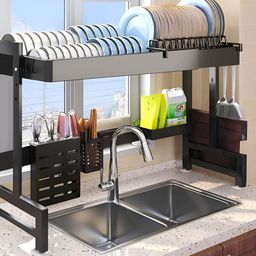 RUBHUB Black Set of 1 Super Strong Multi-Utility Organisers-18