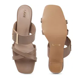 Lavie PU Block Sandals with Buckles image 2