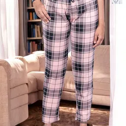 Kryptic Pack Of 2 Pure Cotton Mid-Rise Lounge Pants-image-66
