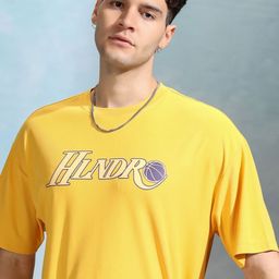 HIGHLANDER Men Graphic Printed Round Neck Oversized T-shirt-image-16