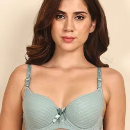 Quttos Medium Coverage Underwired Lightly Padded T-shirt Bra-10