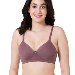 VStar Medium Coverage Padded Non-Wired T-Shirt Bra with Detachable Straps.-11