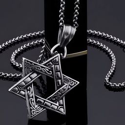 Minprice Silver-Plated Star Shaped Pendants with Chains-image-62