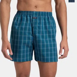 Jockey Men Checked Sports Shorts Technology-34