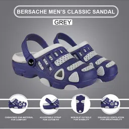 BERSACHE Boys Self-Design Clogs image 2