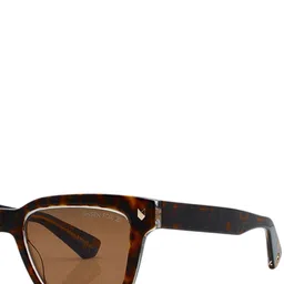 Shisen Fox Unisex Square Sunglasses with Polarised and UV Protected Lens SG188 image 4