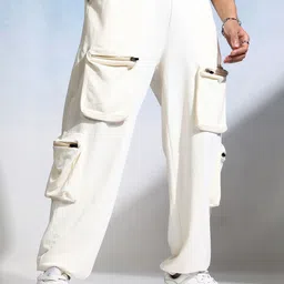 HIGHLANDER Men Straight Fit Joggers Trousers-image-81