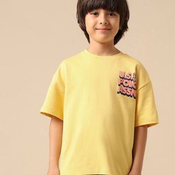 u.s. polo assn. kids Uspa Kids Boys Brand Printed Boxy Fit Cotton T-shirt-picture-48