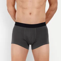 LOGGERHEAD Pack Of 2 Cotton Long Trunks LHFT004-DarkGrey-White image 3