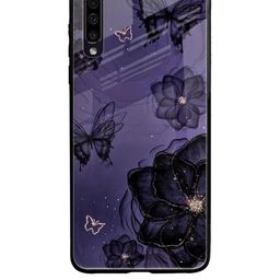 QRIOH Floral Printed Samsung Galaxy A70 Back Case Mobile Accessories-image-83