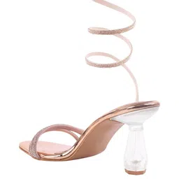 Shoetopia Rose Synthetic Block Heels image 3