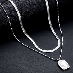 StyleCast x Revolte Silver-Plated Stainless Steel Minimal Chain-15