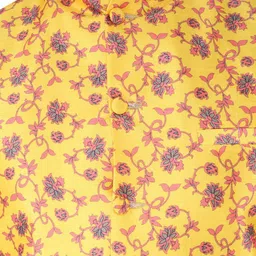 Sadree Mandarin Collar Dupion Silk Kurta And Churidar With Nehru Jacket Set image 2