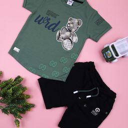 V-Mart Boys Printed T-shirt with Shorts-image-69