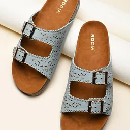 Rocia Women Open Toe Laser Cut sFlats-image-92