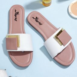 GERIEF Women Open Toe Flats-picture-39