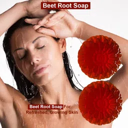 GROOVY Set Of 2 Macadamia Magic Beet Root Bath Bar- 100 g Each image 3