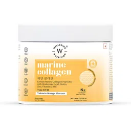 Wellbeing Nutrition Marine Collagen HLA & Biotin- Valenica Orange Flavor- 120 g-48