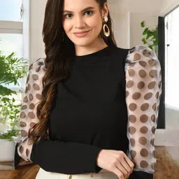 IUGA Puff Sleeve Top-image-24