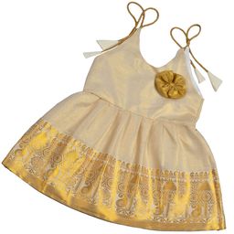 BAESD Girls Ethnic Motifs Shoulder Straps Fit and Flare Ethnic Dresses-image-82
