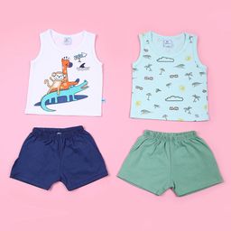 V-Mart Boys Printed T-shirt with Shorts-picture-10