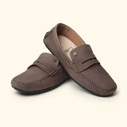 yoho Men Nubuck Penny Loafers-image-57