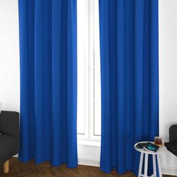 Parda Online Navy Blue Set of 4 Black Out Window Curtain-9