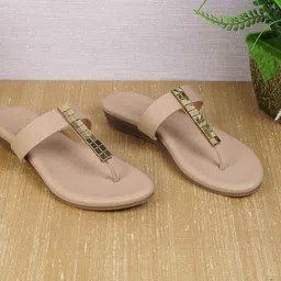 Metro Women Open Toe Flats-58