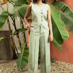 GULABOSITABO Pure Cotton Vest With Trouser Co-Ords-picture-33