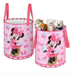 Kuber Industries Pink & Blue 2 Pieces Printed Reusable Multi-Utility Organisers-3