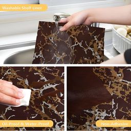 Aura Brown Set of 1 Regular Shelf Liner Organisers image 5