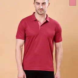 Louis Bayrad Men Pack Of 2 Polo Collar Slim Fit T-shirt-image-34