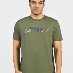 Skechers Men Dual Print Varsity Graphic T-Shirts-image-41
