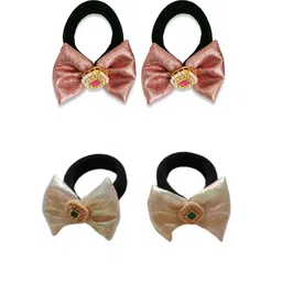 RIBBON CANDY Girls Set of 4 Ponytail Holders-15