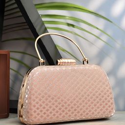 FOR THE BEAUTIFUL YOU Glossy Embellished Box Clutch-image-41