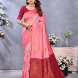 Moda Rapido Ethnic Motifs Woven Design Zari Banarasi Saree-picture-10
