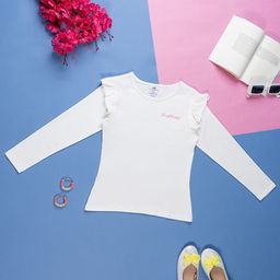 Purple United Kids Girls Applique T-shirt-image-32