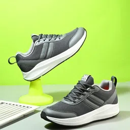 Killer Men Mesh Running Lace-Ups Non-Marking Shoes-38