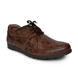 Buckaroo Men Solid Lace-Up Leather Derbys-image-72