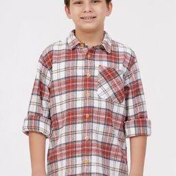 KATE & OSCAR Boys Opaque Checked Casual Shirt-image-51