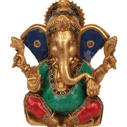 Exotic India Multicoloured Religious Showpiece-image-16