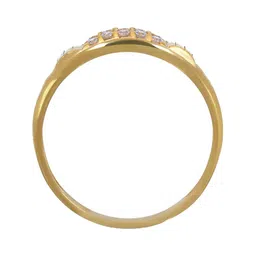 BHIMA 22K BIS Hallmark 916 Purity Yellow Gold Designer Matte Ring for Men-image-90