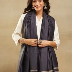 Fabindia Tasselled Border Dupatta-image-18